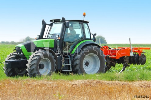 Picture of Tractor on the field